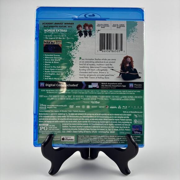 Disney Brave (Blu-ray + DVD + Digital HD, 2019, PG) NEW Sealed - Picture 4 of 6